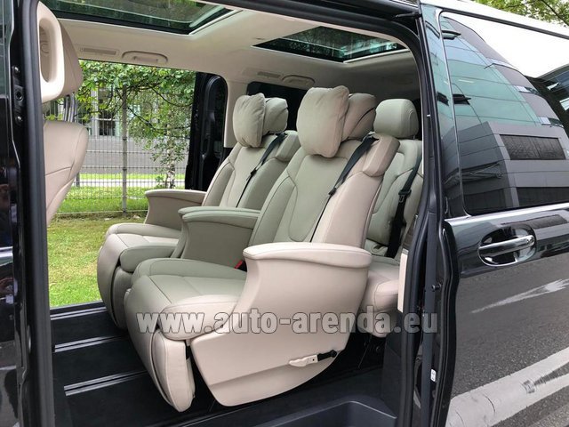 Rental Mercedes-Benz V300d 4MATIC EXCLUSIVE Edition Long LUXURY SEATS AMG Equipment in Monaco
